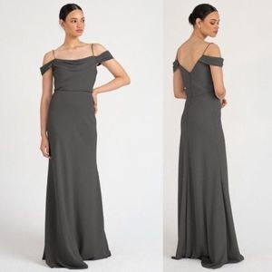 Jenny Yoo BHLDN Sabine Dress Thistle Gray Size 4